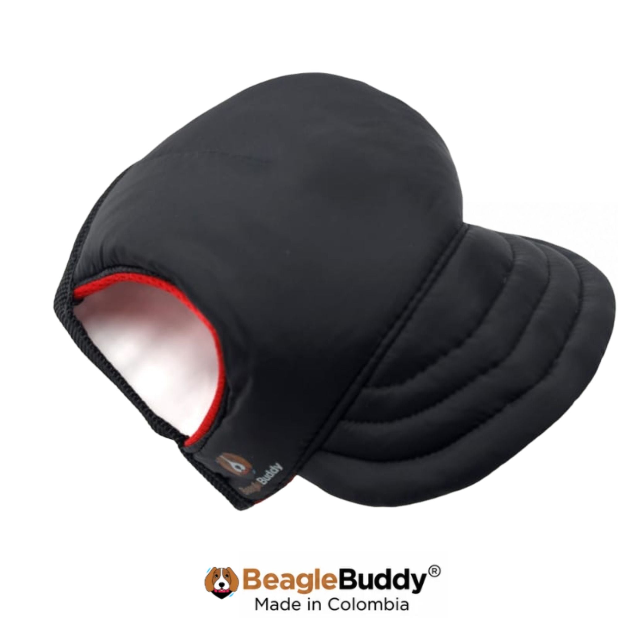 Gorra para perro BeagleBuddy® color negro.