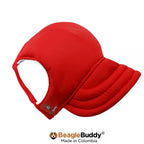 Gorra para perro BeagleBuddy® color rojo.