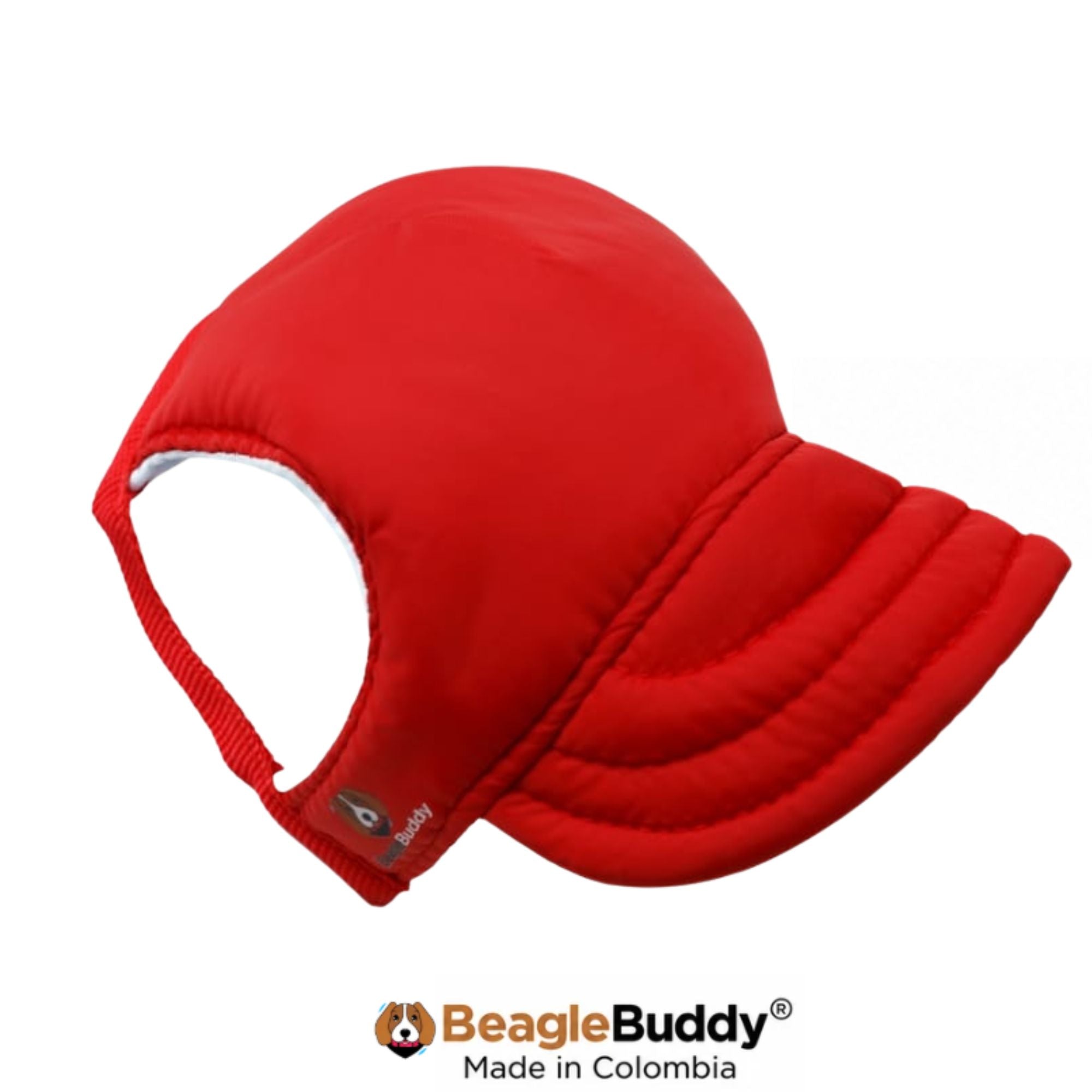 Gorra para perro BeagleBuddy® color rojo.