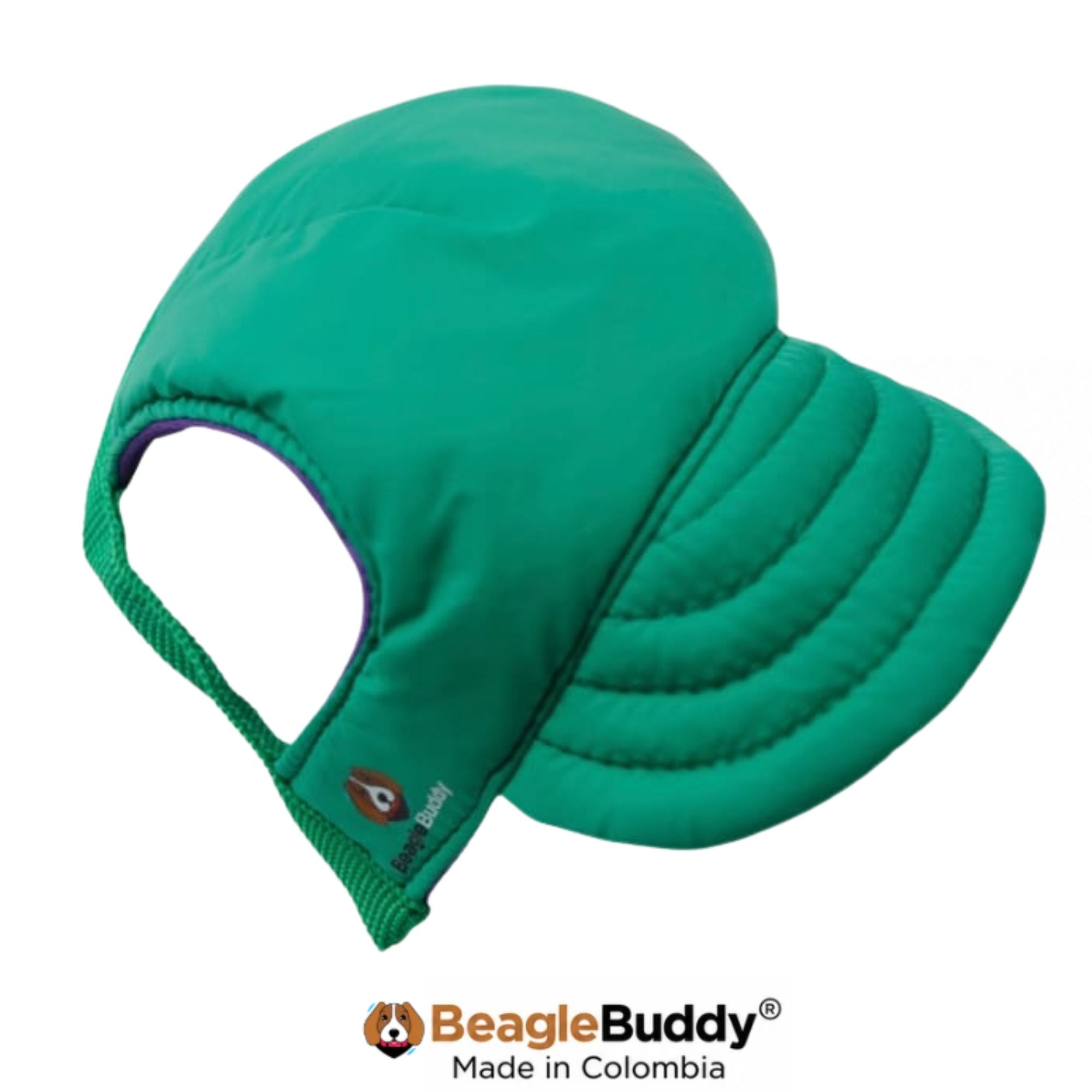 Gorra para perro BeagleBuddy® color verde.