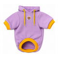 Buzo con capucha para perros BeagleBuddy® color lila vista frontal.