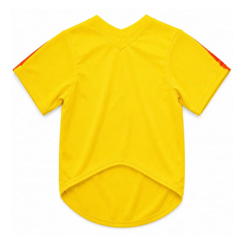 Camiseta para perro Selección Colombia BeagleBuddy® en poliéster suave y transpirable vista frontal.