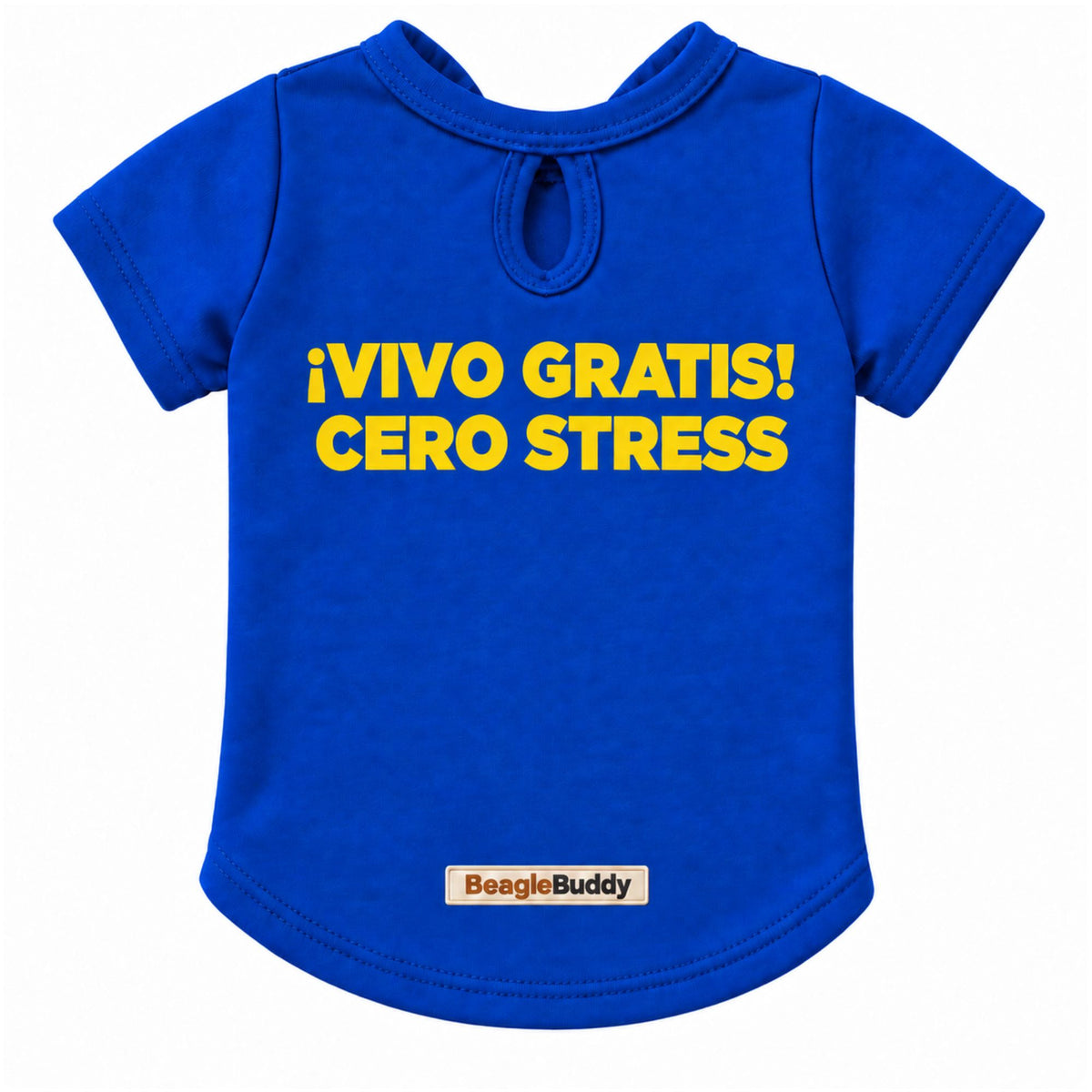 Camiseta Azul VIVO GRATIS