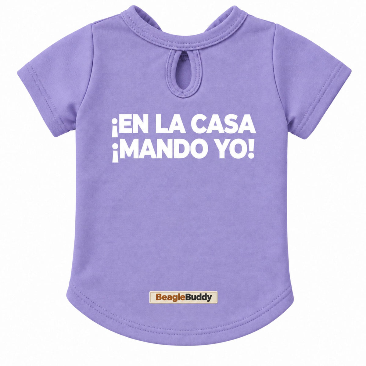 Camiseta lila MANDO YO