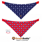 Pañoleta doble faz para perro BeagleBuddy® diseño Classic.