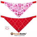 Pañoleta doble faz para perro BeagleBuddy® diseño Mix.