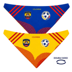 Pañoleta doble faz para perro BeagleBuddy® diseño Selección Colombia.