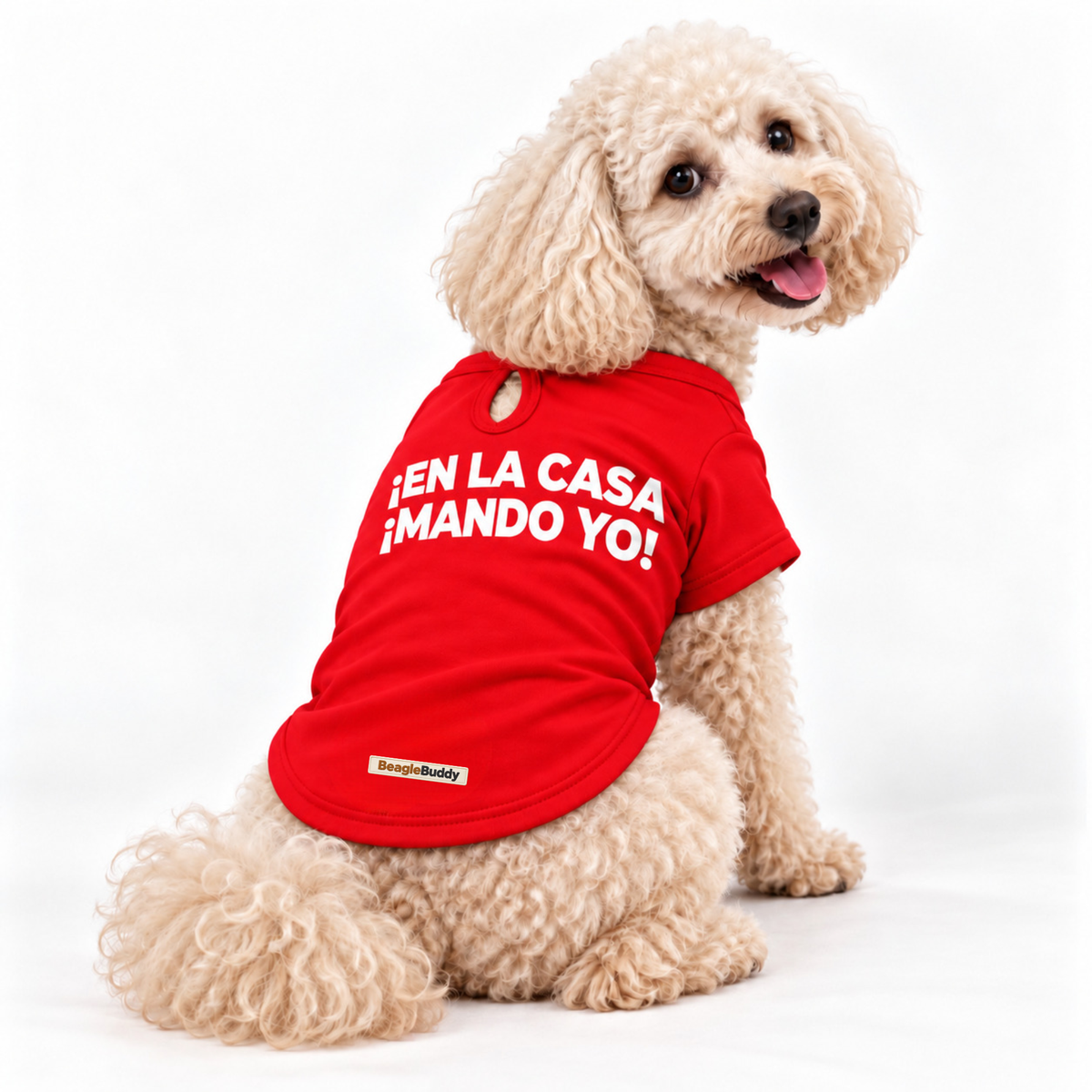 Camiseta Roja MANDO YO