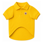 Polo para perros BeagleBuddy® color amarillo vista frontal.