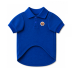 Polo para perros BeagleBuddy® color azul vista frontal.