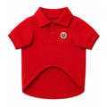 Polo para perros BeagleBuddy® color rojo vista frontal.