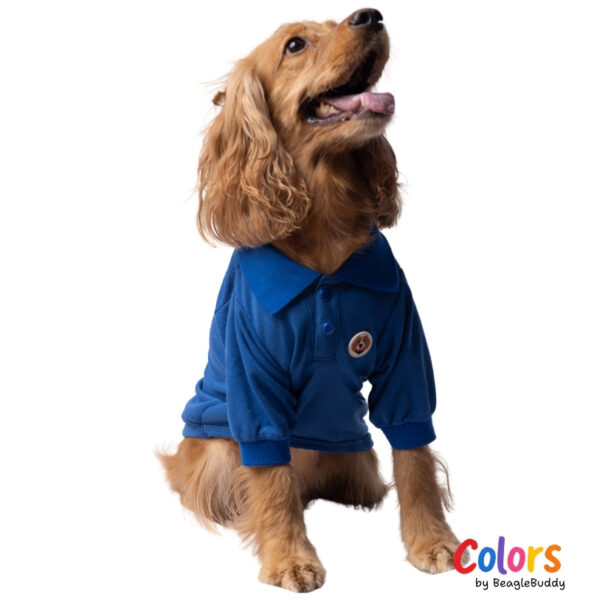 Camiseta Polo Azul Rey